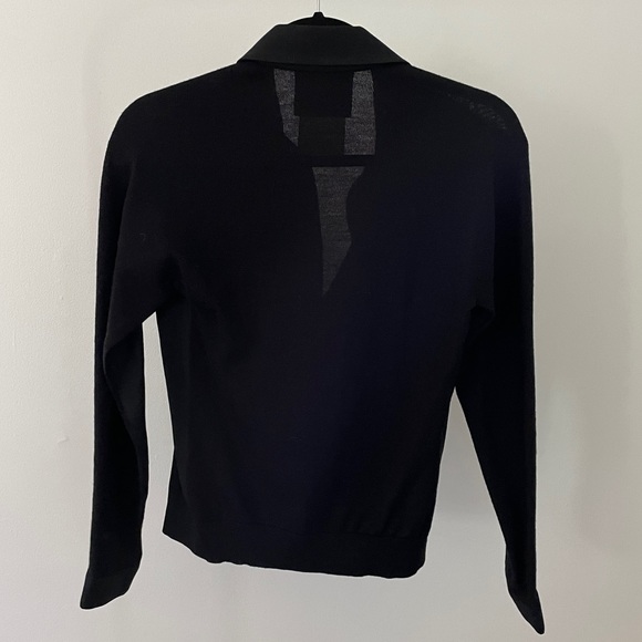Stephan Shneider Black Wool & Linen Cardigan. Size 0 (XS) - Picture 3 of 3